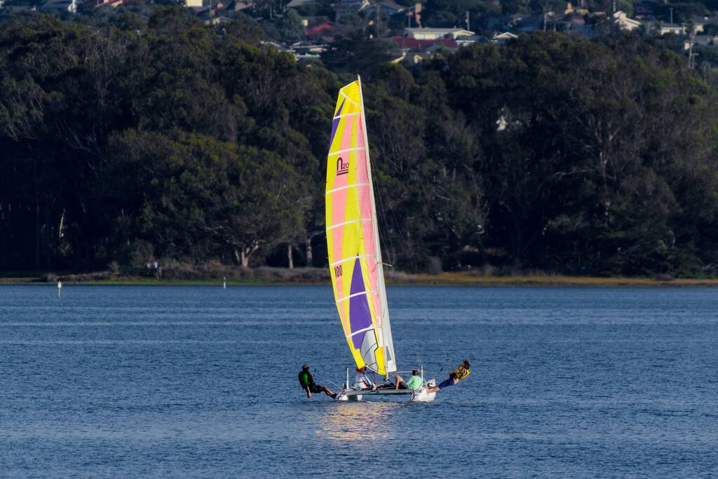 Easy access to water sports on the Bay from the home.