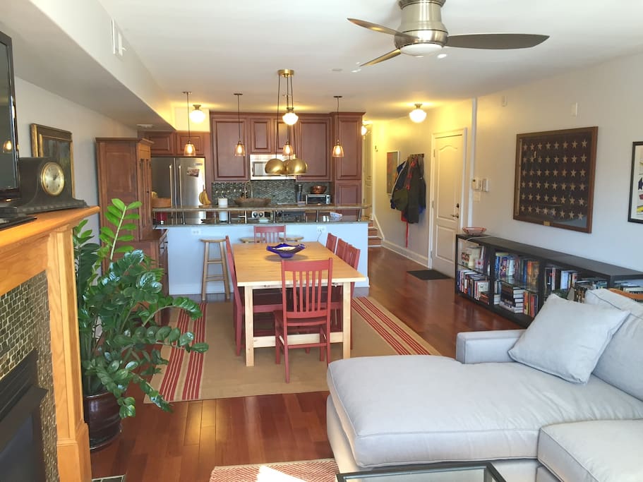 Living Room and Dining Room