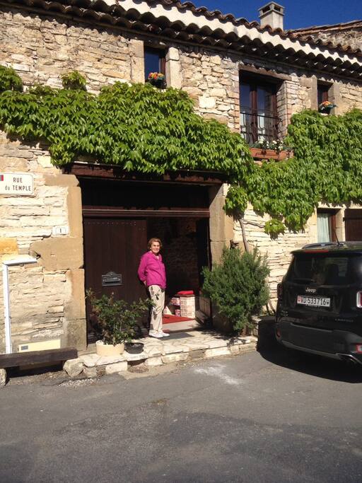 La façade et là où vous pouvez parquer