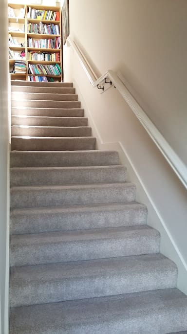 stairs leading to hallway