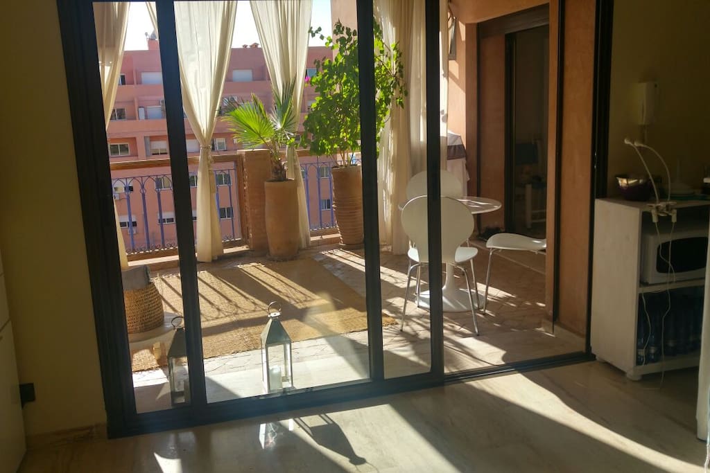 soggiorno vista terrazza