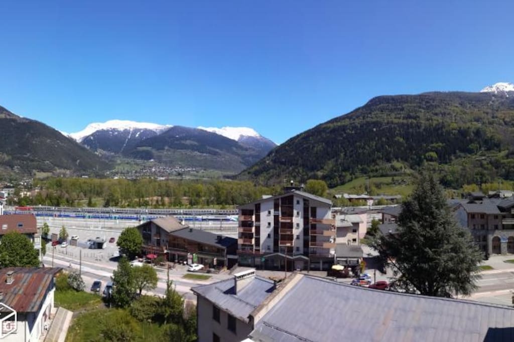 vue du balcon