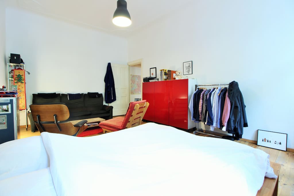 The cozy double bed will be prepared with fresh lining & sheets.