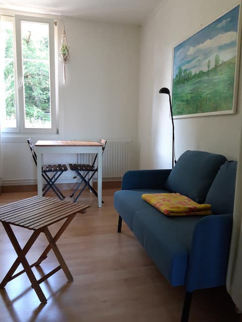 Rooms in a nice little house