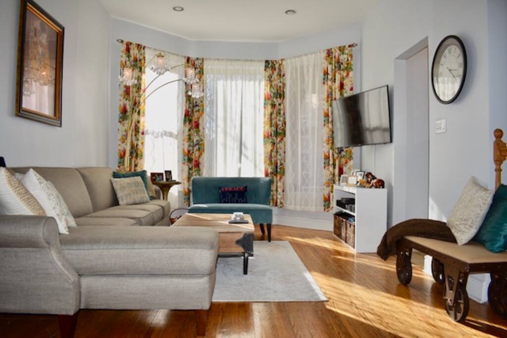 Living Room and entrance to our home