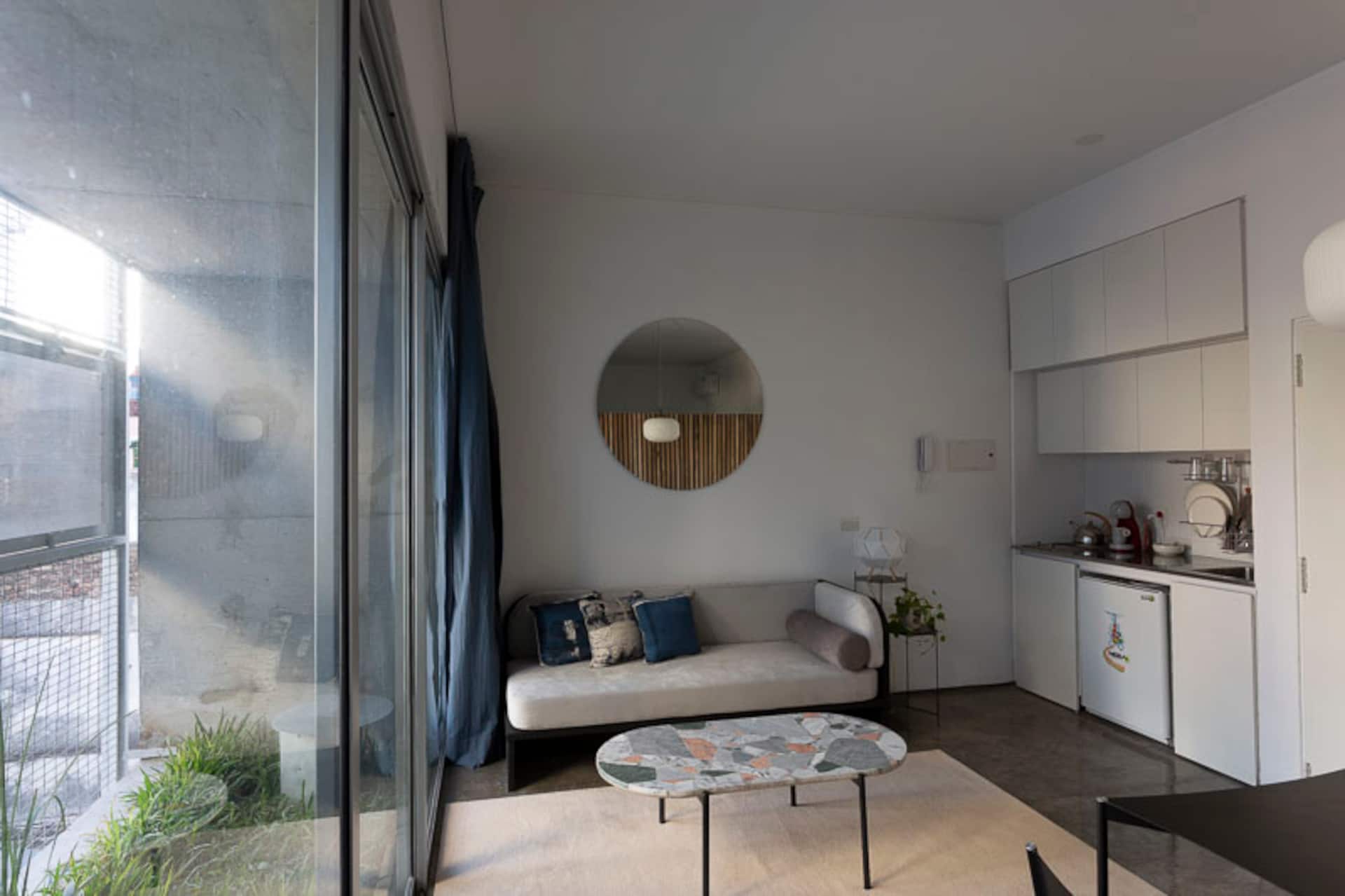 Departamento amoblado de 1 dormitorio en Palermo con balcón verde