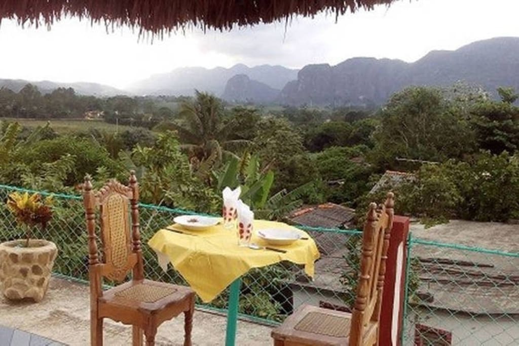 Vista de la Terraza de la casa
