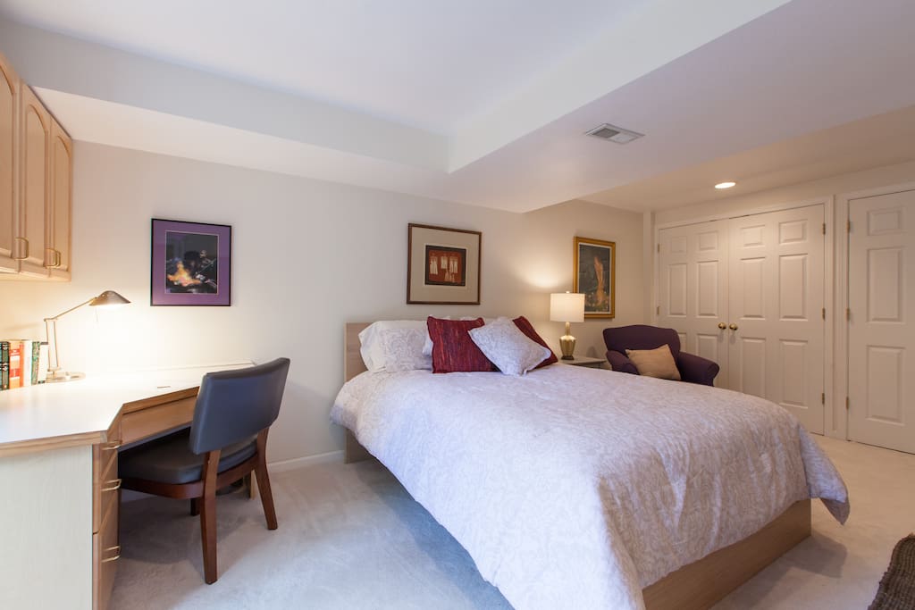 New comfortable queen-sized bed