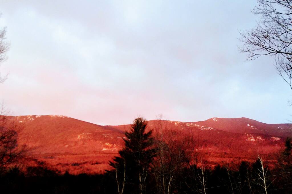 Sunrise view from Den