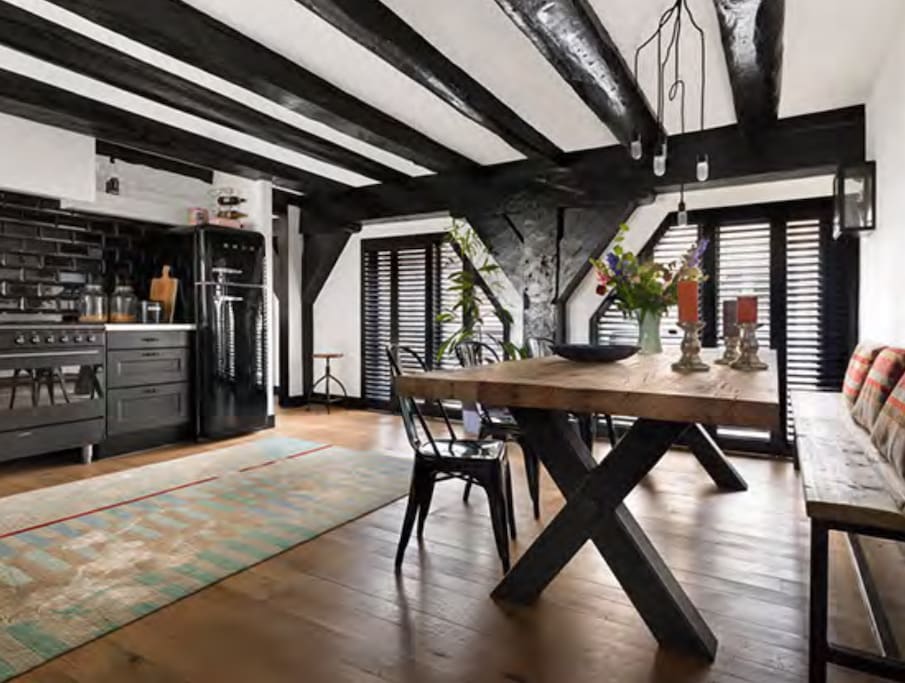 Kitchen with dining