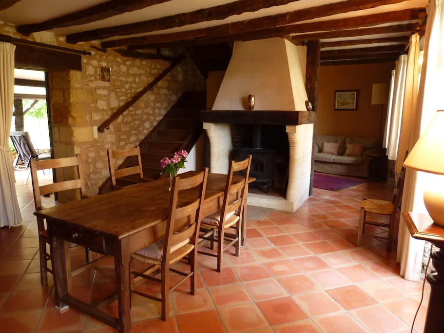 The dining room