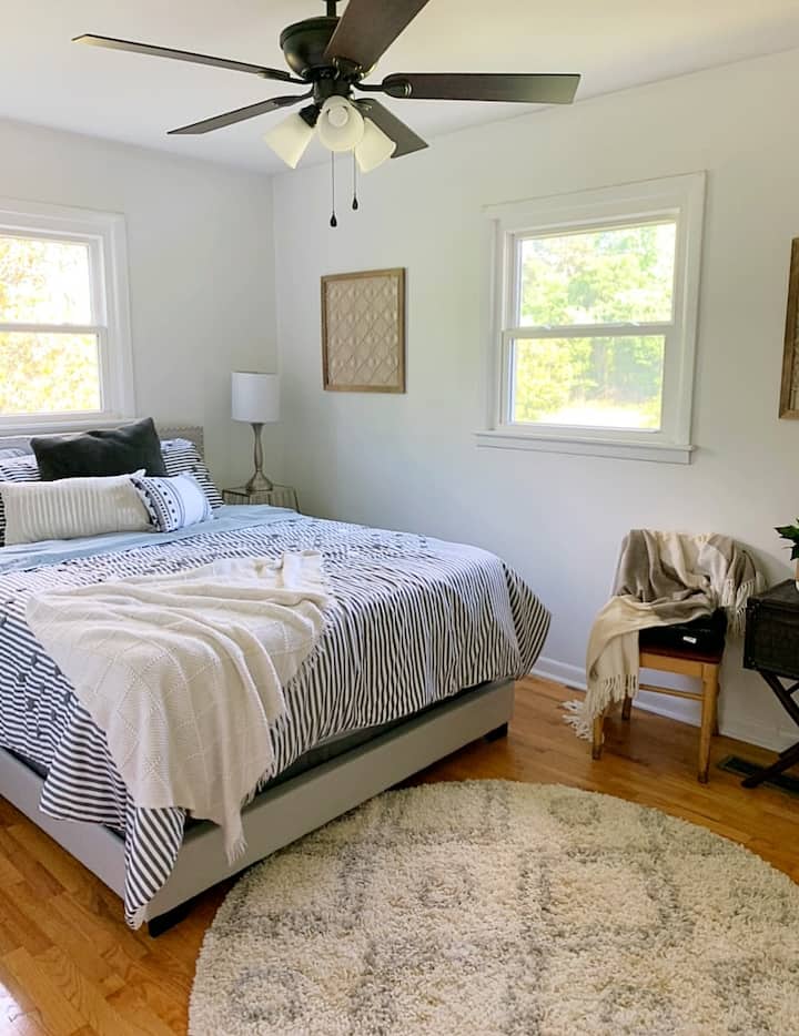 Bedroom 2 with queen bed. 