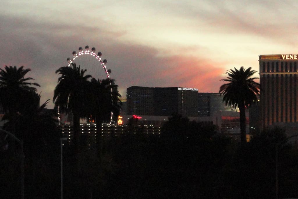 View of the Linq and the LV Strip from the community.