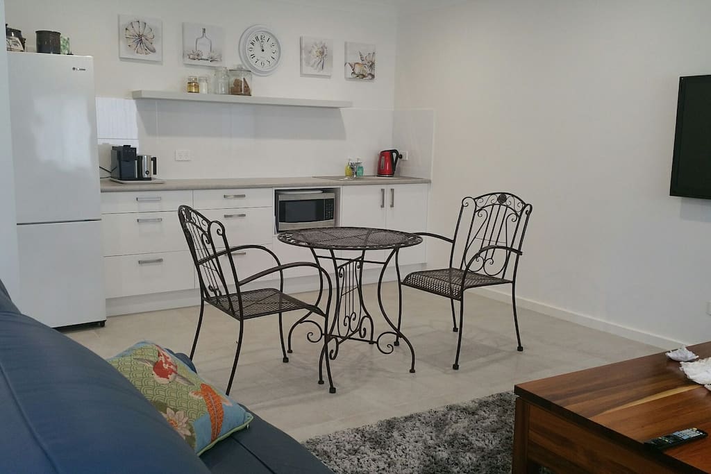 shared kitchenette.