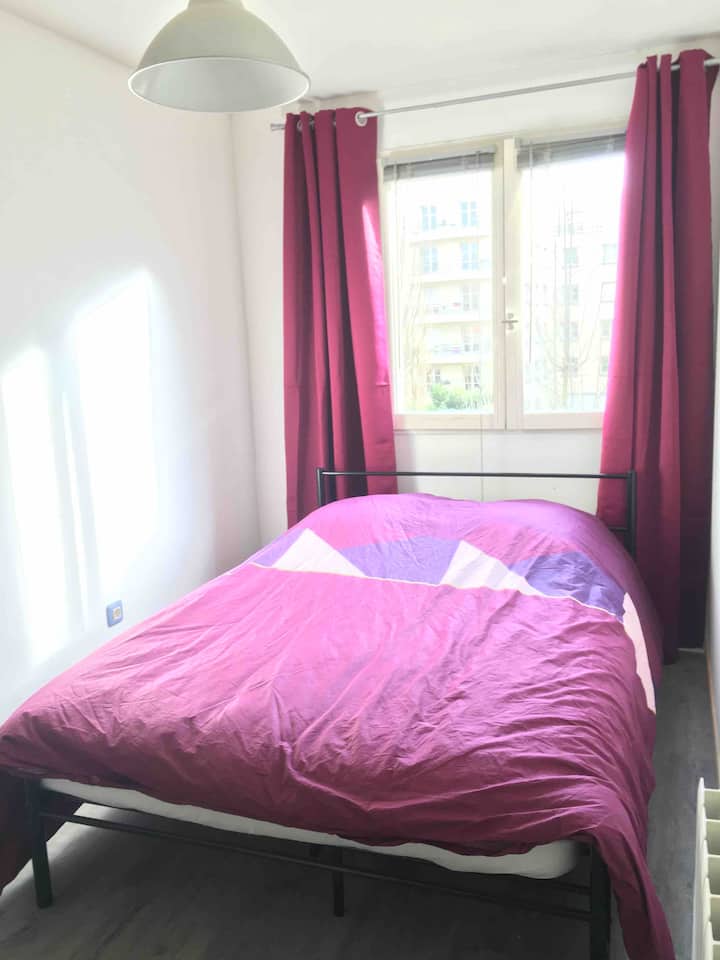 Chambre Privée avec jardin Masséna / Solférino Appartements en