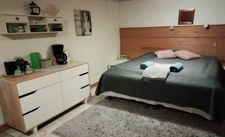 Oulu, quiet, spacious room, private entrance.