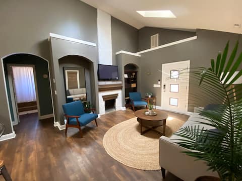 Top performing Airbnb: The Blue House at Optimist Park in Belmont