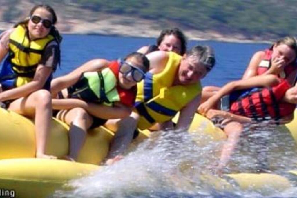 water sports 300 meters from apartment