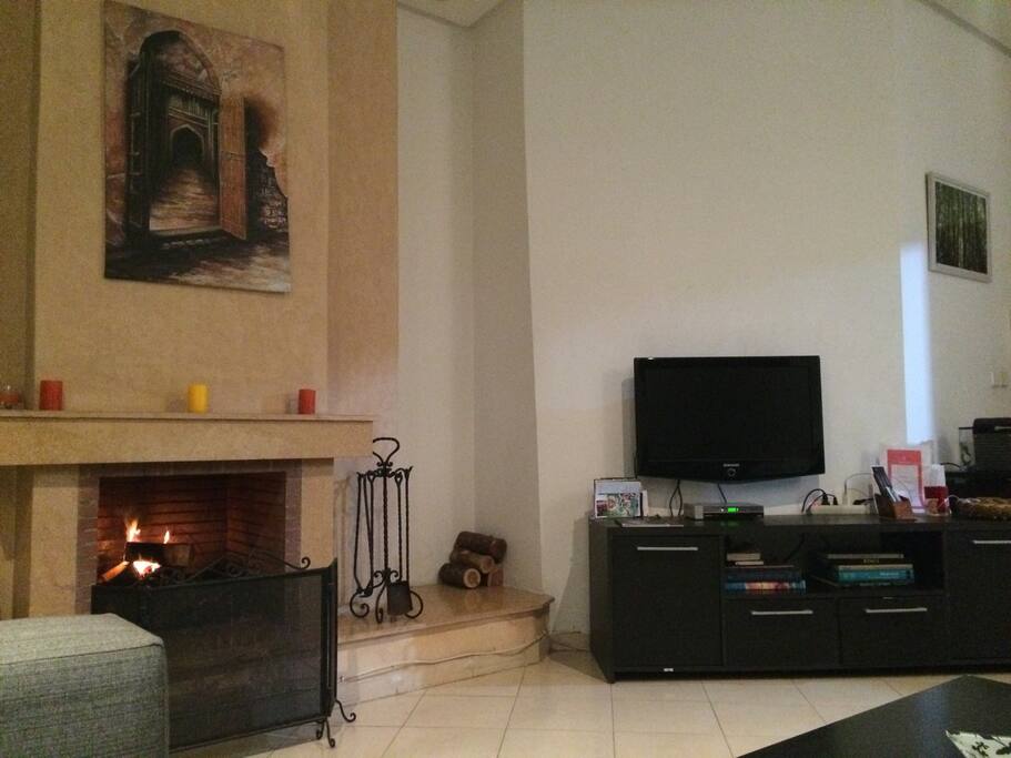Un petit feu pour réchauffer ces nuits d'hiver fraîches et pluvieuses.