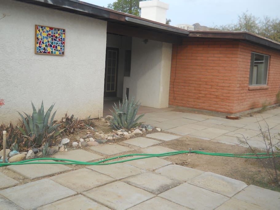 Rear patio