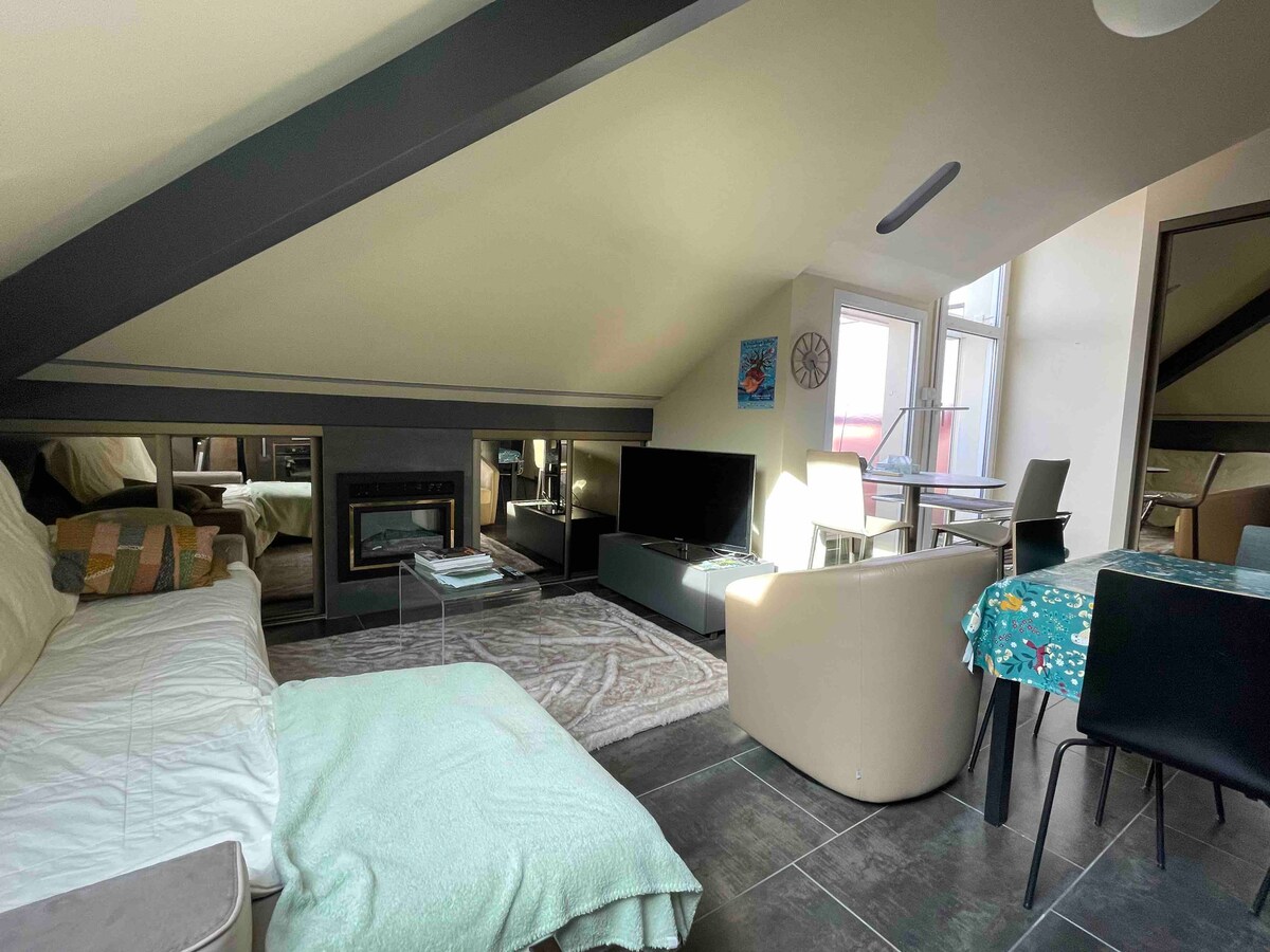 Top Airbnb: Luxury 2-room apartment "the Princess" 50 m2 lake view in évian Les Bains