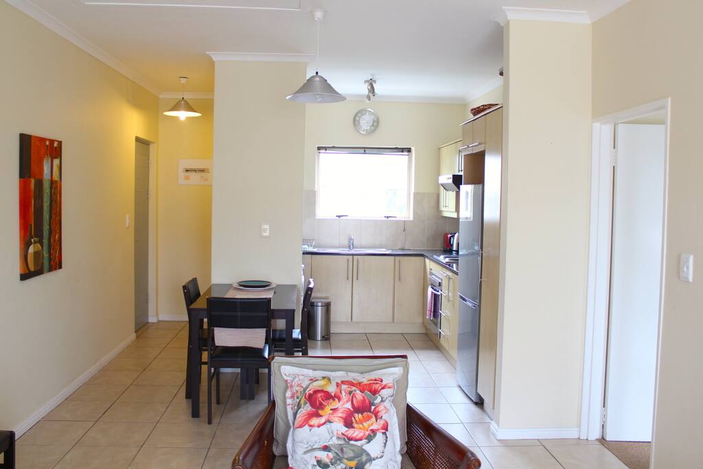Passage from the front door over looking the dining area