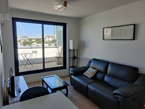 1 bedroom appartment airco - city center