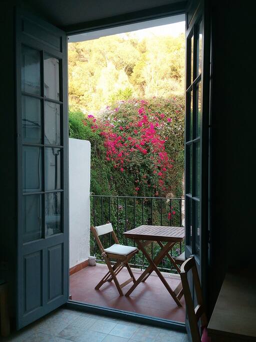 View of balcony from lounge area