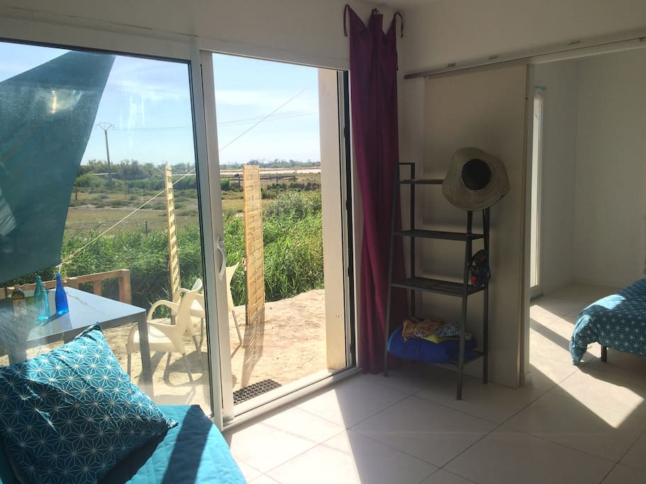 vue sur jardin privatif
