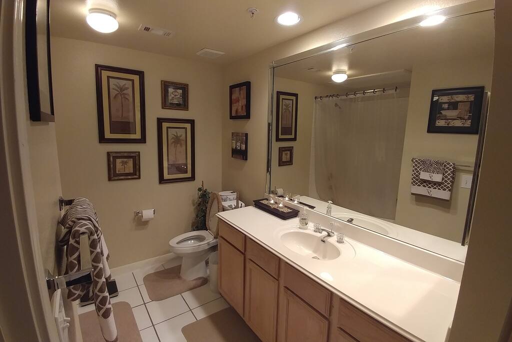 Clean bathroom