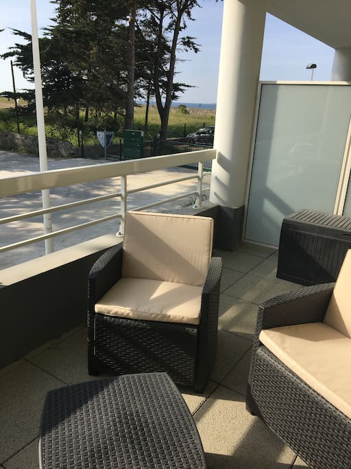 Terrasse vue mer