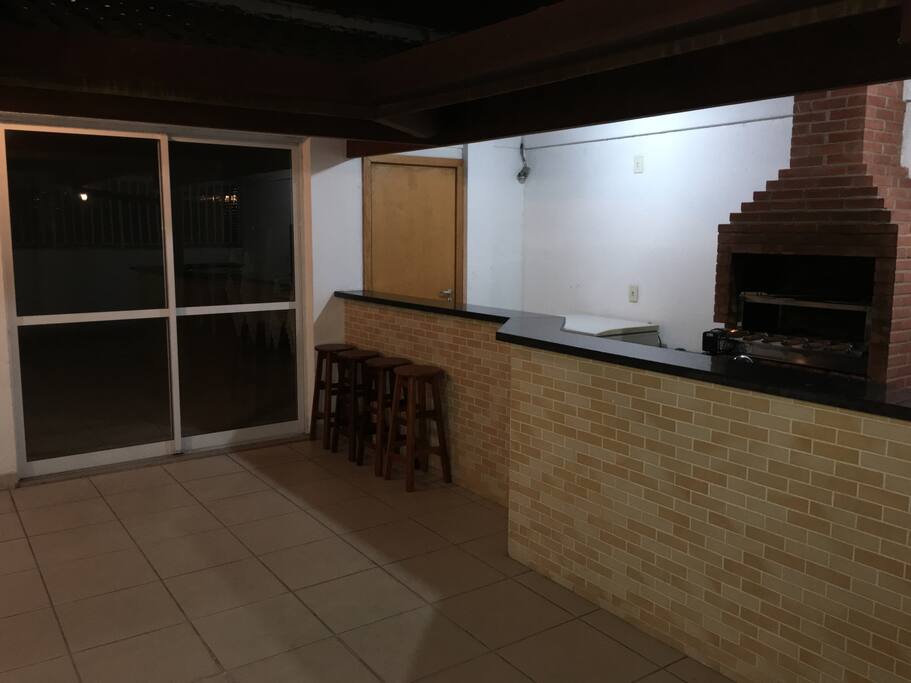 Espaço Gourmet do Condomínio/Communal BBQ Area