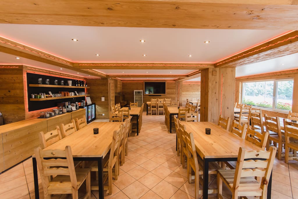 Newly renovated dining room