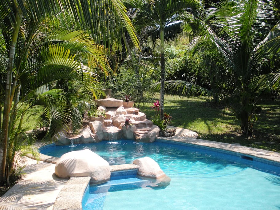 Family-sized swimming pool