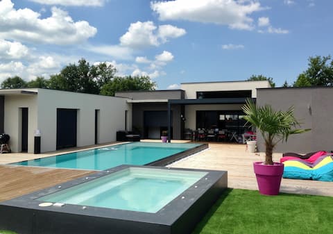 Architect villa 250m2 swimming pool - Médoc Bordeaux