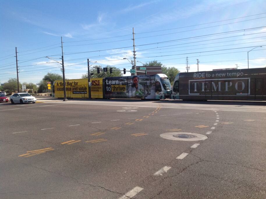Light rail station located less than one mile!! Access the entire metro Phoenix area!