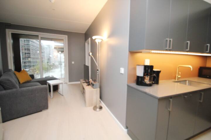 City center modern new 2BD apt.