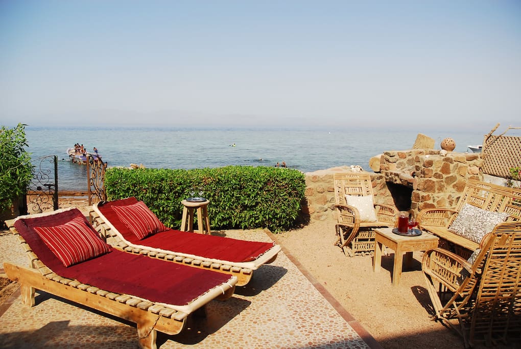 Enjoy one of the best views in Dahab and the easy life here at The Beach Retreat