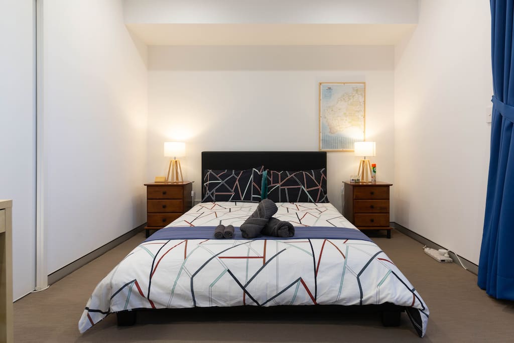 Cosy and comfortable, fully air-conditioned bedroom with clean linens provided.