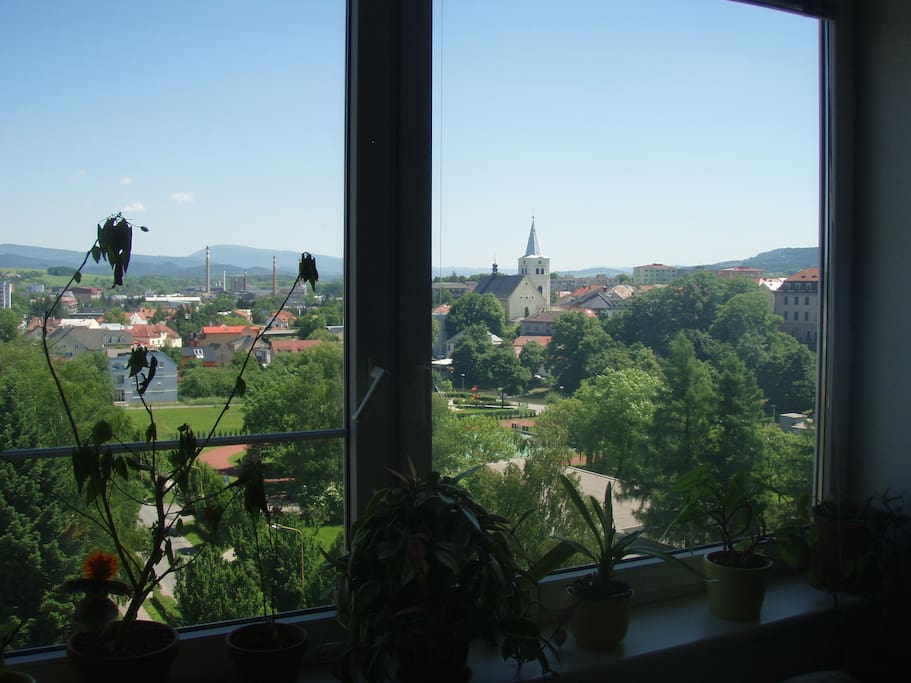Pohled z okna.