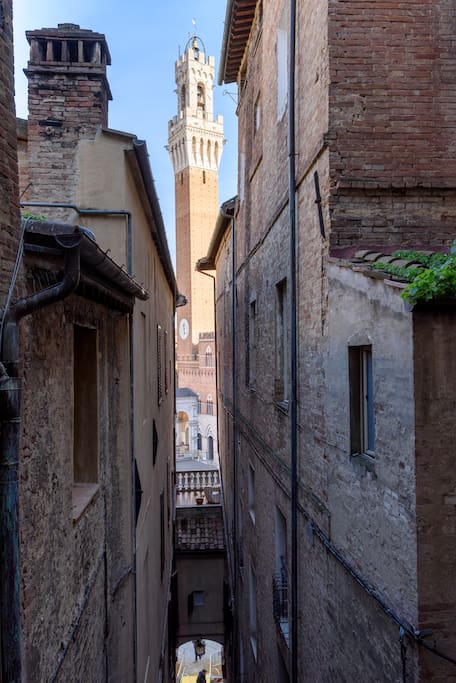Affaccio sulla Torre del Mangia