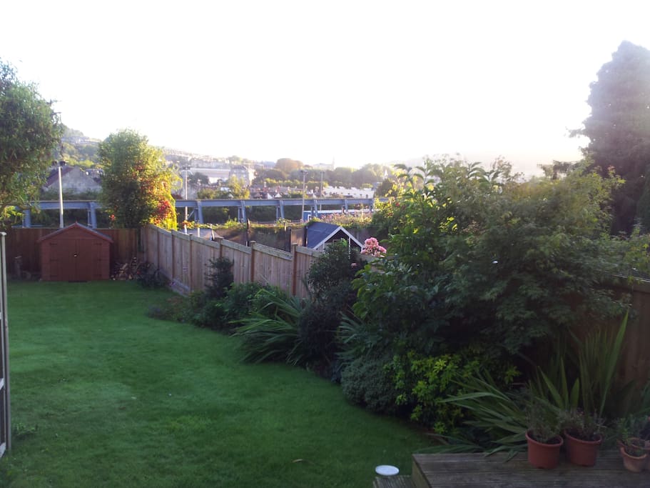 Beautiful garden overlooking Bath.....can you spot the Royal Cresent and Bath Abbey?