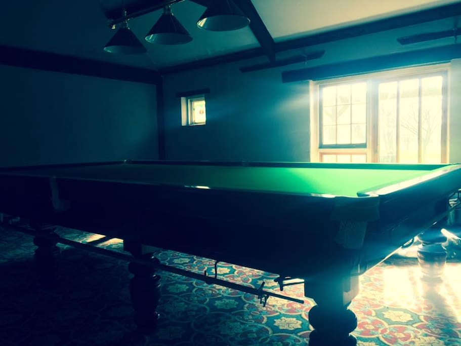 New Snooker Room available to guests.