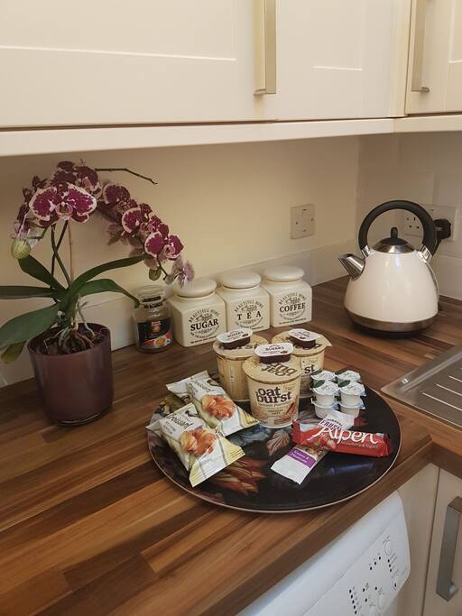 Breakfast selection offered