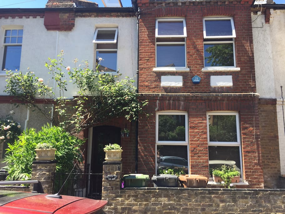 The house is a pretty Victorian terrace in a quiet terraced street