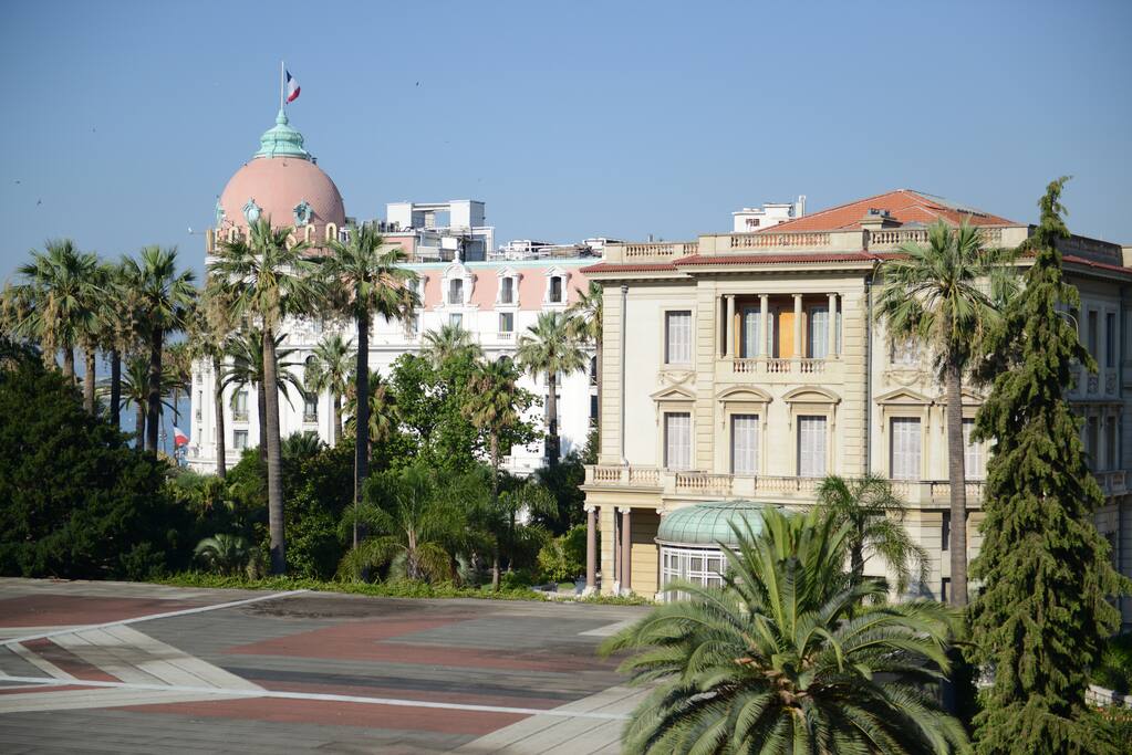 Vue hôtel Negresco et Musée Masséna