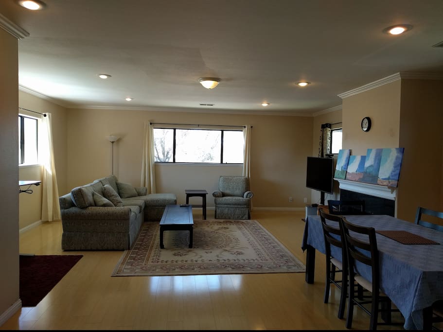 Full view of bright and spacious Living Room
