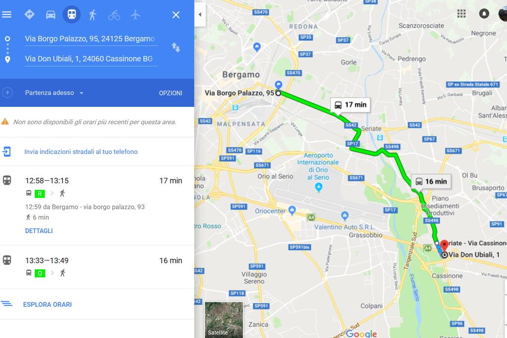 15 minutes by bus to Ryanair courses base