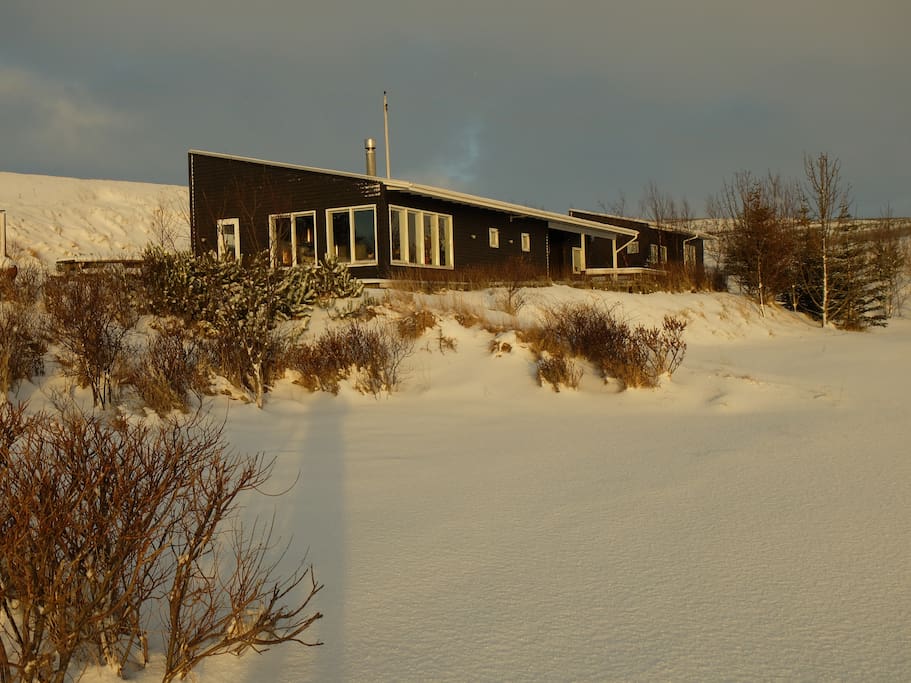 House in wintertime