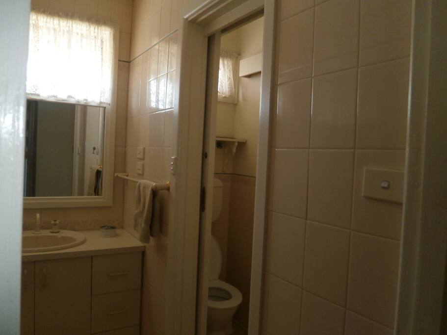 Guest bathroom, seperate WC